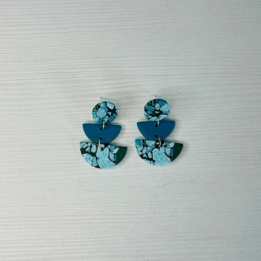 Pendientes azul turquesa