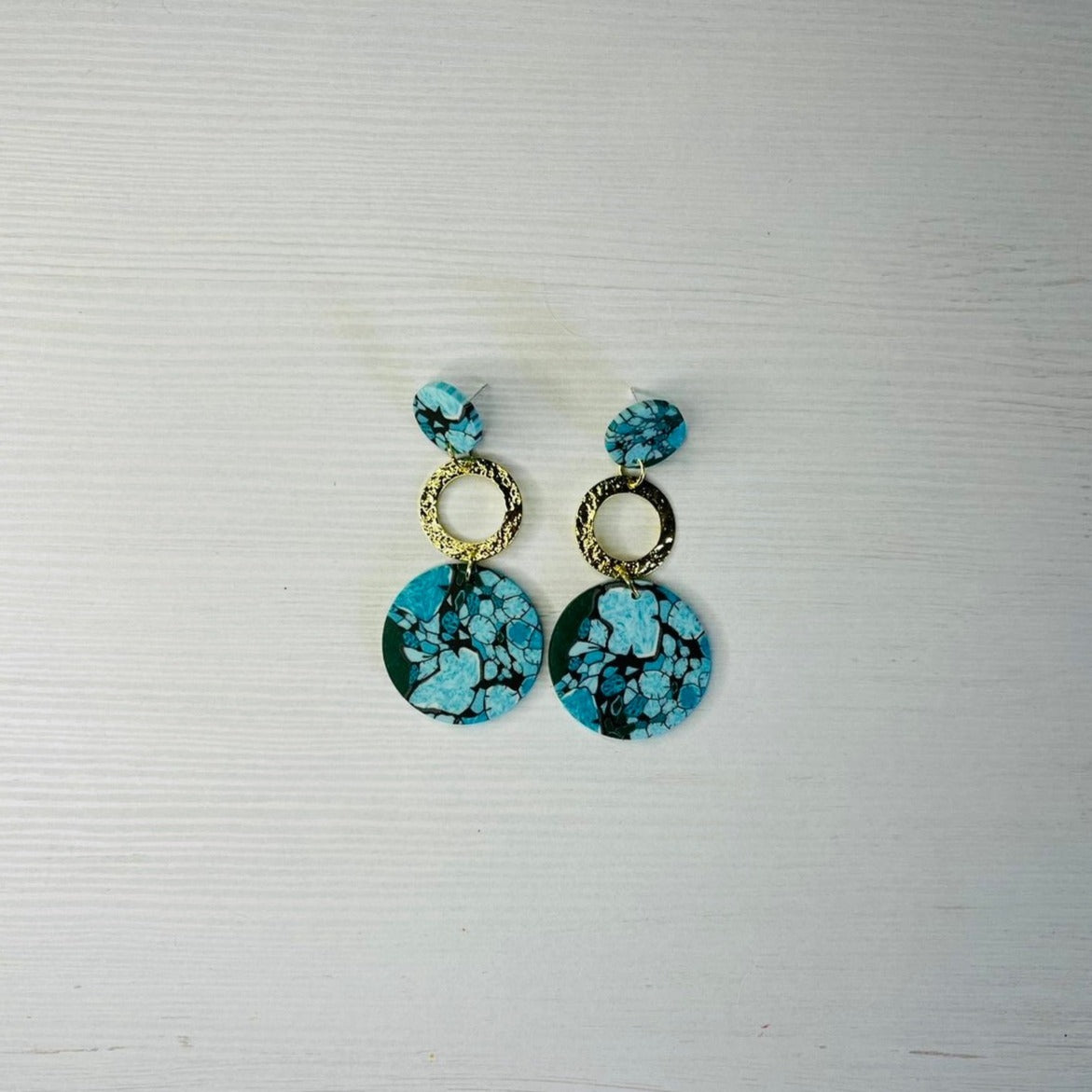 Pendientes azul turquesa