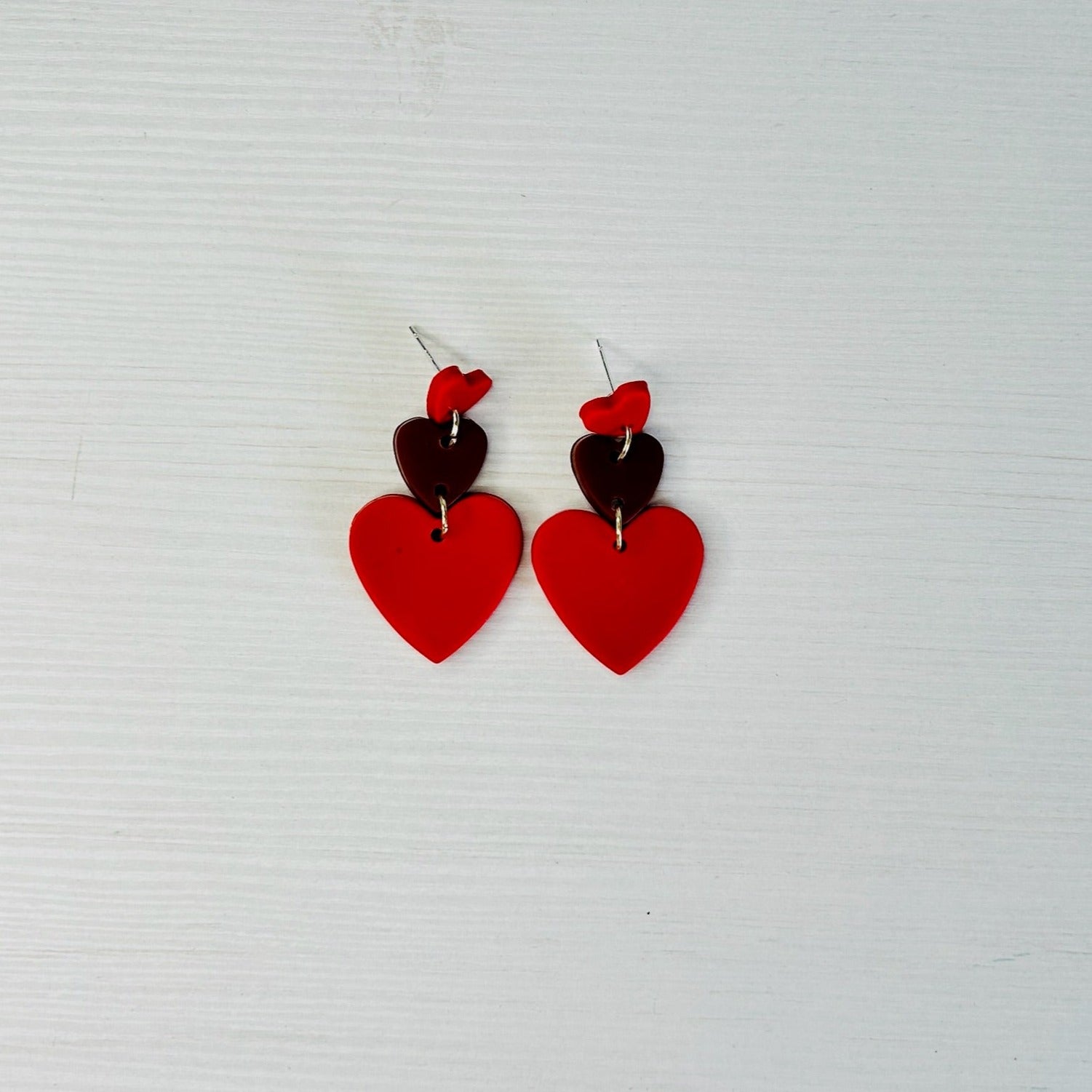 Pendientes rojos